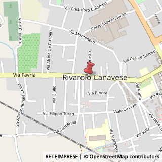 Mappa Via Favria, 18, 10086 Rivarolo Canavese, Torino (Piemonte)