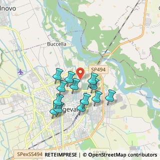 Mappa Via Teresa Casati, 27029 Vigevano PV, Italia (1.55846)