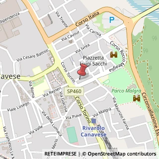 Mappa Via Palestro, 14, 10086 Rivarolo Canavese, Torino (Piemonte)