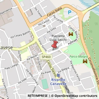 Mappa Viale Berrone, 17/19, 10086 Rivarolo Canavese, Torino (Piemonte)