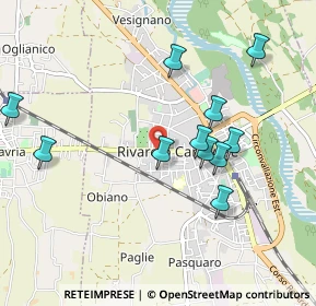 Mappa Via Giulio, 10086 Rivarolo Canavese TO, Italia (0.95091)