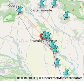 Mappa Via Giulio, 10086 Rivarolo Canavese TO, Italia (4.95909)