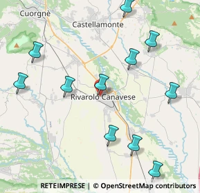 Mappa Via Giulio, 10086 Rivarolo Canavese TO, Italia (4.74182)