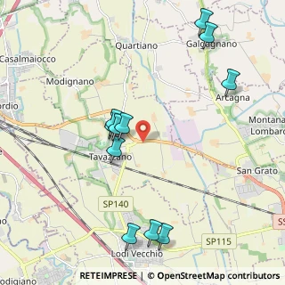 Mappa SS9, 26838 Tavazzano con Villavesco LO, Italia (2.22091)