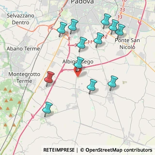 Mappa Vicolo Domenico Cimarosa, 35020 Albignasego PD, Italia (4.21)