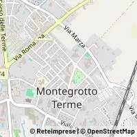Kaart Montegrotto Terme