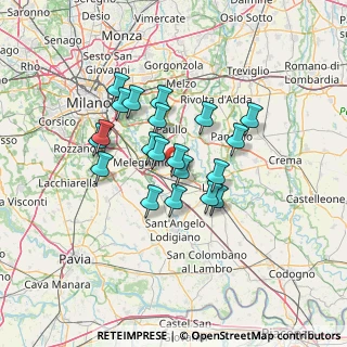 Mappa Via Solferino, 26838 Tavazzano con Villavesco LO, Italia (10.7025)