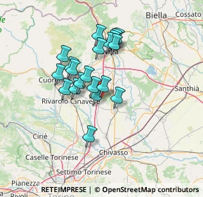 Mappa Via XX Settembre, 10090 Montalenghe TO, Italia (10.787)