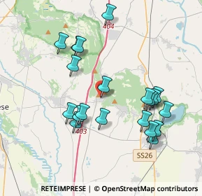 Mappa Str.da Montalenghe, 10090 Montalenghe TO, Italia (3.7675)