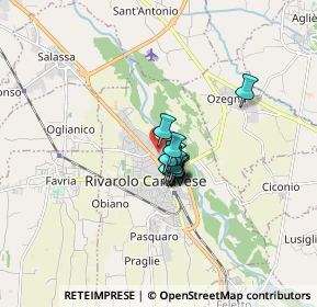 Mappa Via Vallero, 10086 Rivarolo Canavese TO, Italia (0.80333)