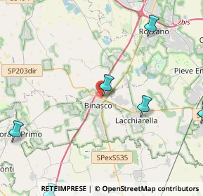 Mappa SP Binasco - Melegnano, 20084 Lacchiarella MI (7.56692)