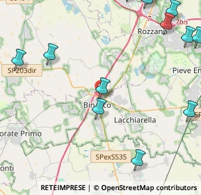 Mappa SP Binasco - Melegnano, 20084 Lacchiarella MI (6.9215)