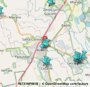 Mappa SP Binasco - Melegnano, 20084 Lacchiarella MI (2.58429)
