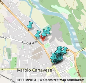 Mappa Centro Commerciale Urban Center via Vallero, 10086 Rivarolo Canavese TO, Italia (0.471)