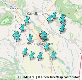 Mappa Il gigante, 10086 Rivarolo Canavese TO, Italia (3.5575)