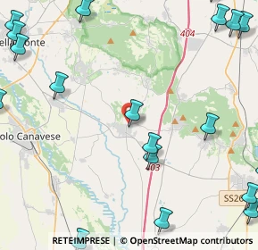 Mappa Via Michele Chiesa, 10090 San Giorgio Canavese TO, Italia (6.85)