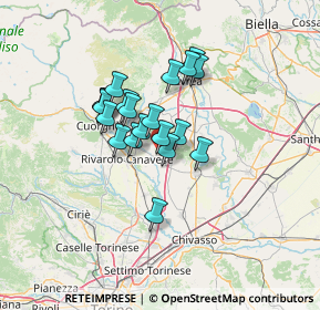 Mappa Via Michele Chiesa, 10090 San Giorgio Canavese TO, Italia (9.5765)