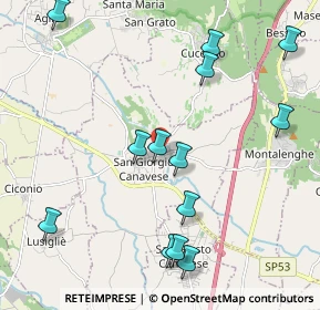 Mappa Via Michele Chiesa, 10090 San Giorgio Canavese TO, Italia (2.35538)