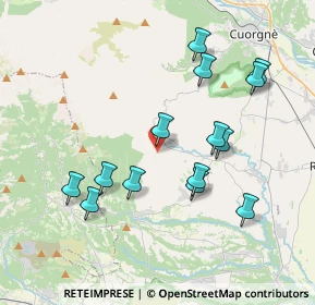 Mappa Via Frazione Comba, 10084 Forno Canavese TO, Italia (3.80357)