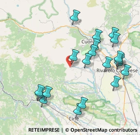 Mappa Via Frazione Comba, 10084 Forno Canavese TO, Italia (8.8805)