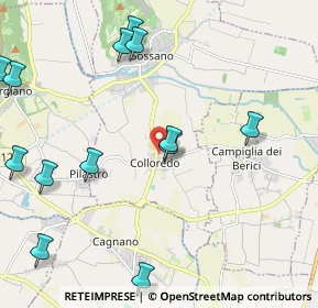 Mappa Via Colloredo, 36040 Sossano VI, Italia (2.66077)