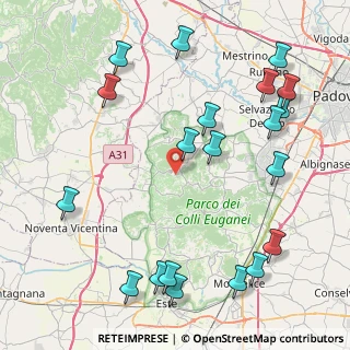 Mappa Via Contea, 35037 Teolo PD, Italia (10.5635)