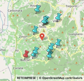 Mappa Via Contea, 35037 Teolo PD, Italia (1.68154)