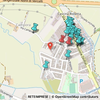 Mappa Via Pollone, 13100 Vercelli VC, Italia (0.27357)