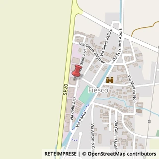 Mappa Via delle Arti, 22, 26010 Fiesco, Cremona (Lombardia)