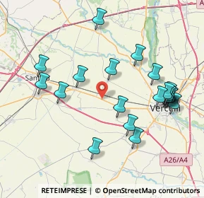 Mappa SP11, 13047 Vercelli VC, Italia (8.2615)