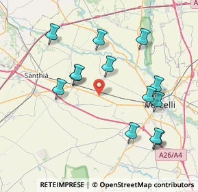 Mappa SP11, 13047 Vercelli VC, Italia (7.99615)