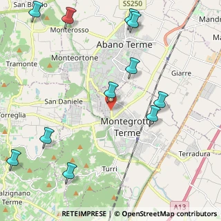 Mappa Via S. Daniele, 35036 Montegrotto Terme PD, Italia (2.77273)