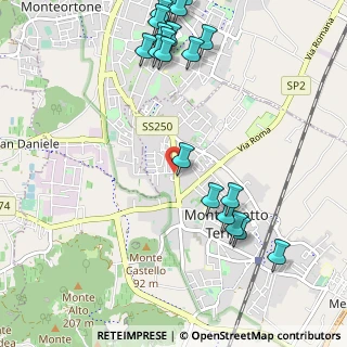 Mappa Via S. Daniele, 35036 Montegrotto Terme PD, Italia (1.339)