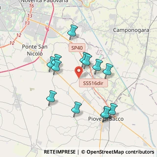Mappa Via Antonio Gramsci, 35020 Sant'Angelo di Piove di Sacco PD, Italia (3.50538)