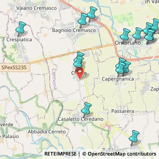 Mappa Strada dei Pianoni, 26010 Chieve CR, Italia (2.98688)