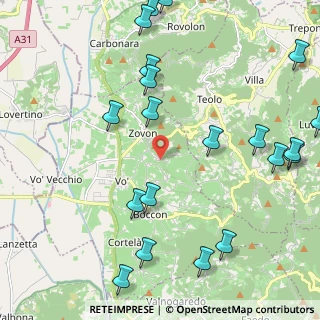 Mappa Via rovarolla, 35030 Vo PD, Italia (2.806)
