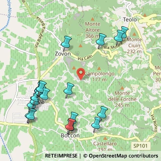 Mappa Via rovarolla, 35030 Vo PD, Italia (1.3275)