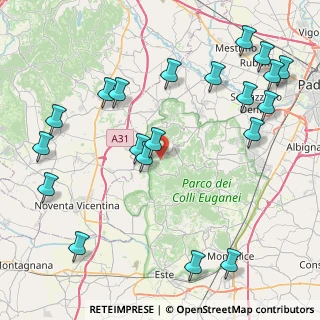 Mappa Via rovarolla, 35030 Vo PD, Italia (10.389)