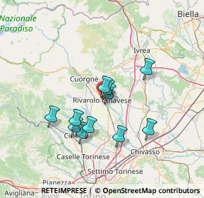 Mappa PAM Rivarolo, 10086 Rivarolo Canavese TO, Italia (11.48364)