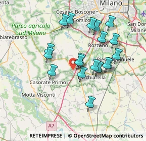 Mappa Via Niccolò Copernico, 20082 Binasco MI, Italia (6.609)