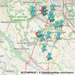 Mappa Via Niccolò Copernico, 20082 Binasco MI, Italia (9.052)