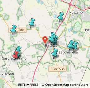 Mappa Via Niccolò Copernico, 20082 Binasco MI, Italia (3.709)