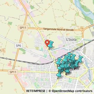 Mappa Centro Commerciale Bennet, 13100 Vercelli VC, Italia (1.3345)