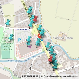Mappa Centro Commerciale Bennet, 13100 Vercelli VC, Italia (0.14069)