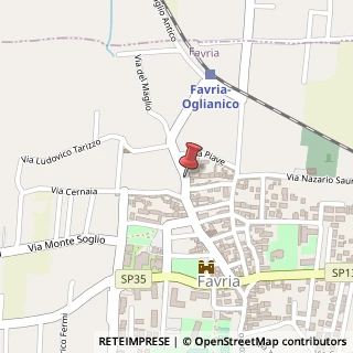 Mappa Via Matteo Tarizzo, 13, 10083 Favria, Torino (Piemonte)