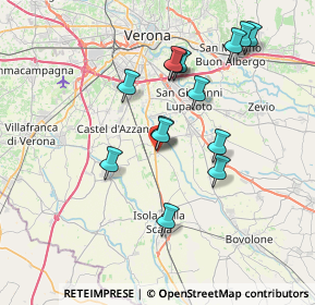 Mappa Via Brognoligo, 37060 Buttapietra VR, Italia (6.84643)