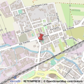 Mappa Via Riccardo Restano, 50, 13100 Vercelli, Vercelli (Piemonte)