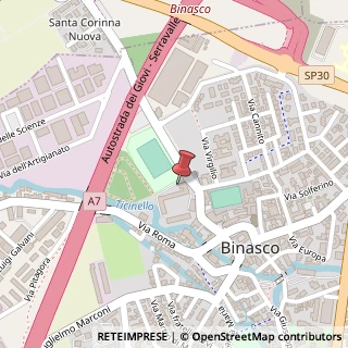 Mappa Via F. Turati, 41, 20082 Binasco, Milano (Lombardia)