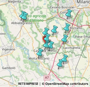 Mappa Via Cesare Battisti, 20080 Calvignasco MI, Italia (6.44769)