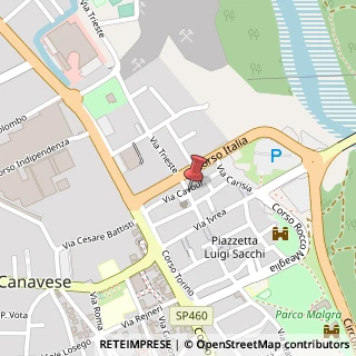 Mappa Via Trieste, 20, 10086 Valperga, Torino (Piemonte)